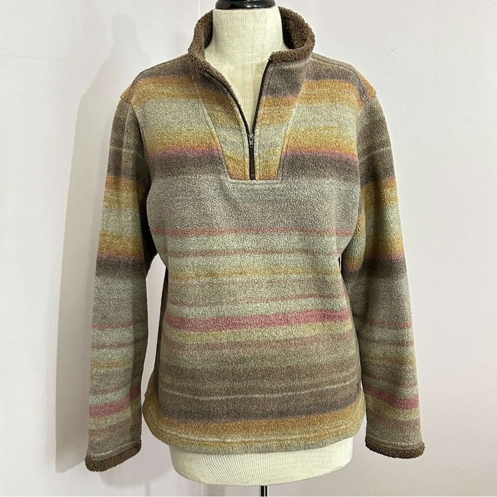 Vintage Wooly Bully Colorado Fleece 1/4 Zip L